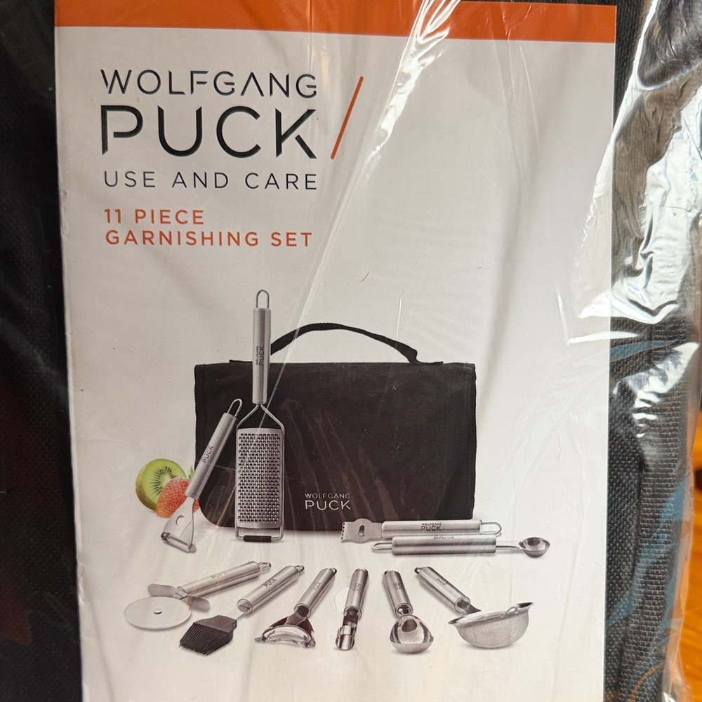 Wolfgang Puck Silver Garnishing Set